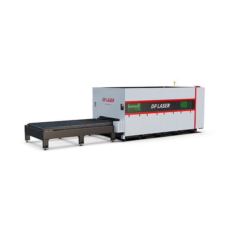 Pipe laser cutting machine factory floor showcasing precise engineering and quality control